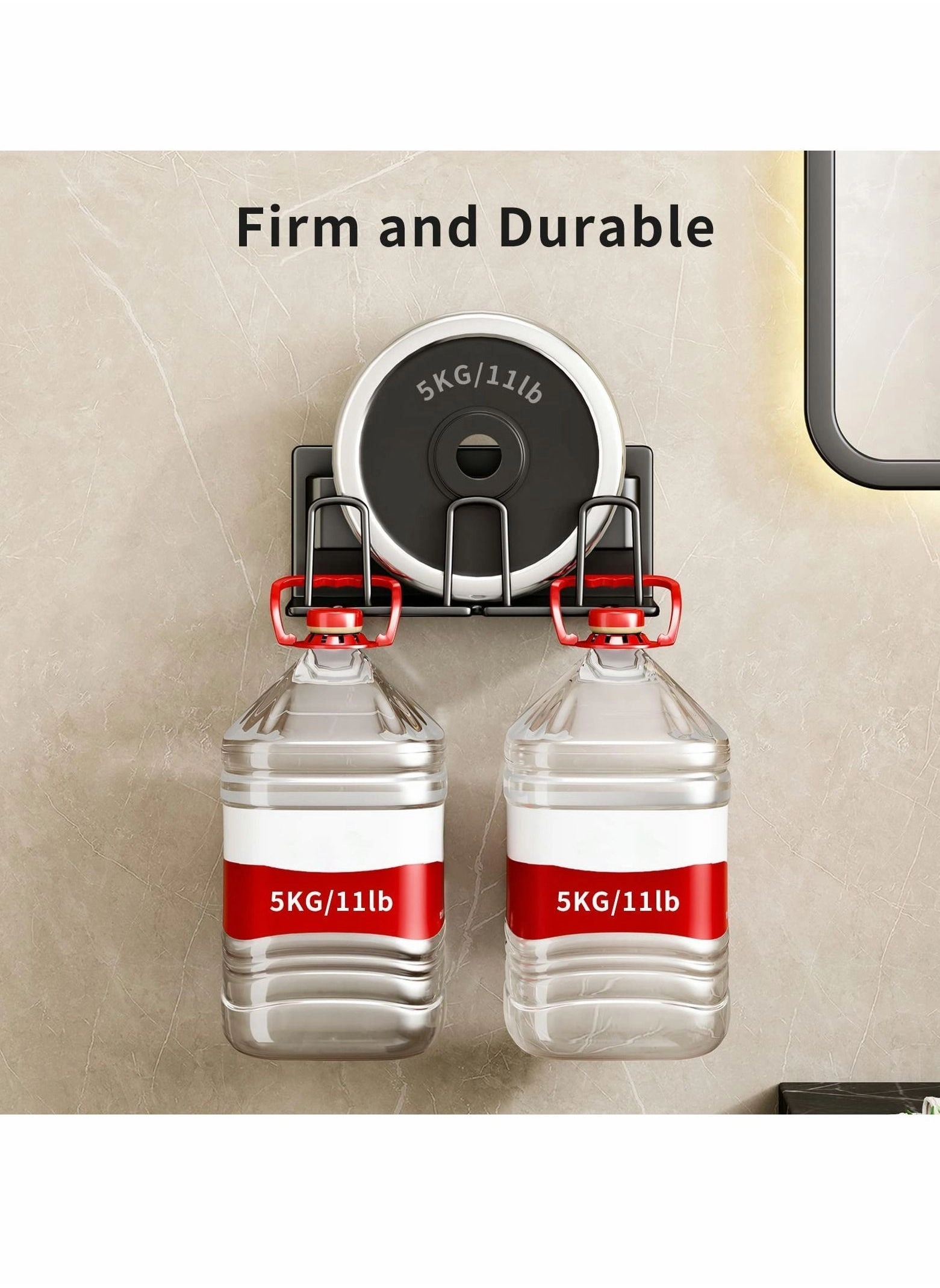 Wall Mount Toothbrush Holder - 3 Slots Wallmount / Countertop