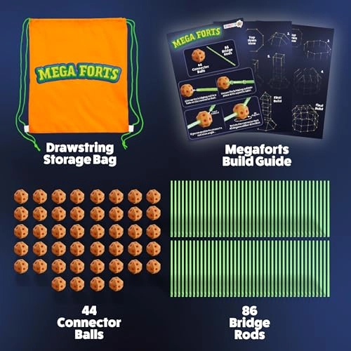 Mega Forts - 80 Piece Den Building Kit