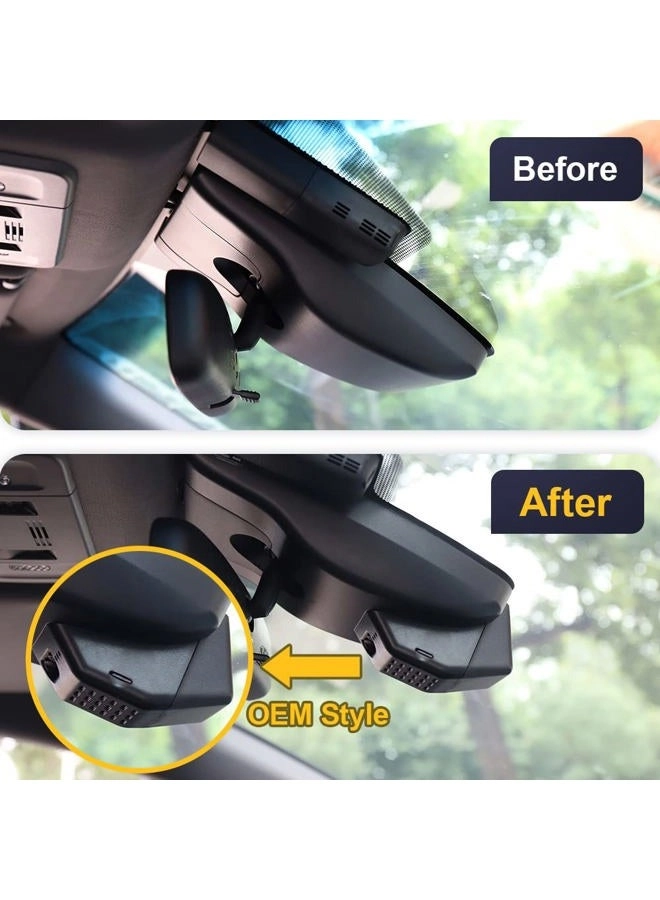 Dash Cam 2160 X 1080 pixels for Toyota Tundra 2017-2021 & Sequoia 2017-2022