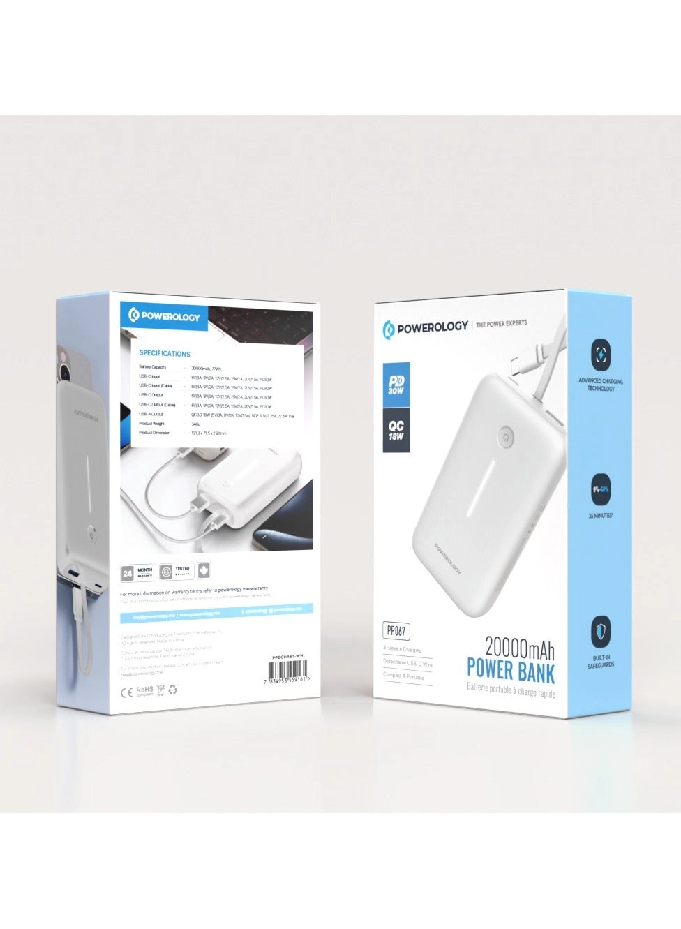 PPBCHA67-BK - 20000mAh PD30W