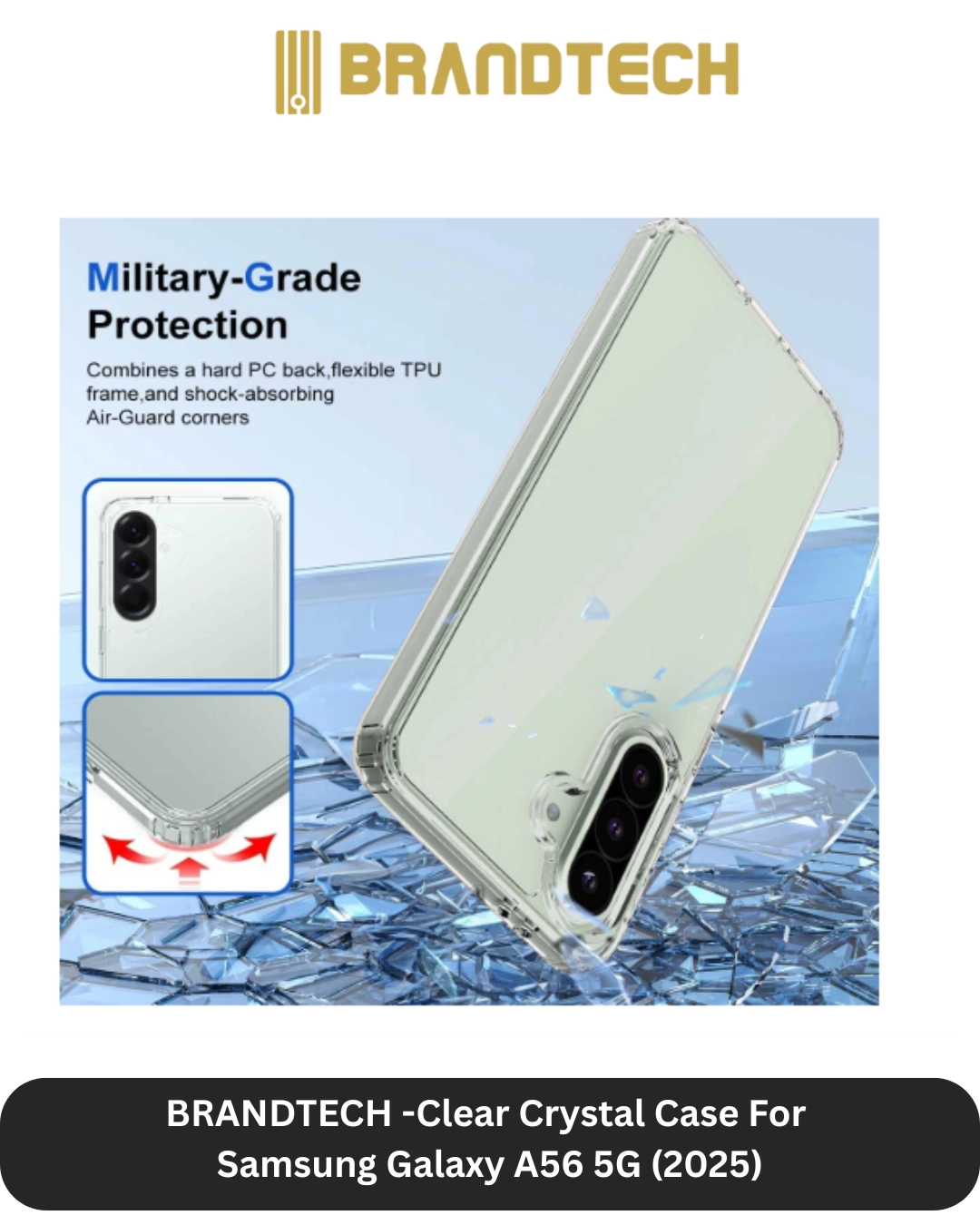 Galaxy A56 Cover + Screen Protector for Samsung Galaxy A56