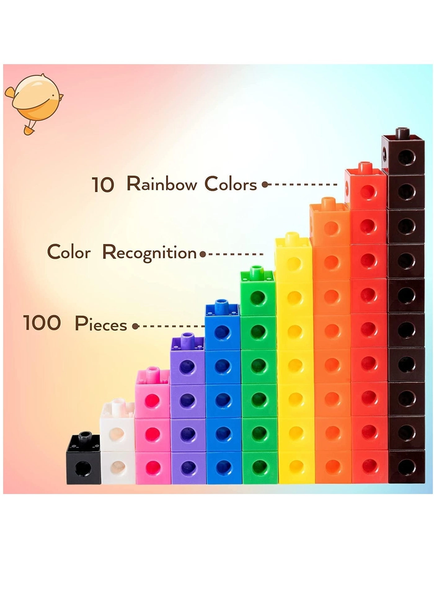 Linking Cubes - 3+ Years 100 pieces