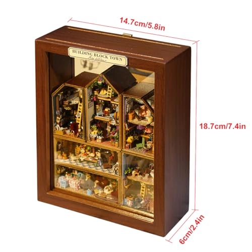 Miniature House Kit - Wood with Furniture