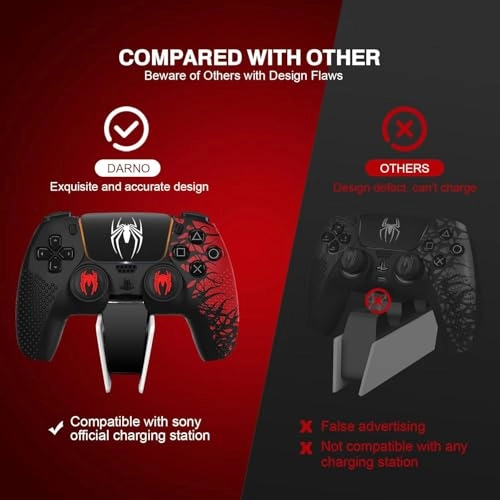 Anti Slip Silicone PS5 Controller Skin Cover - PS5
