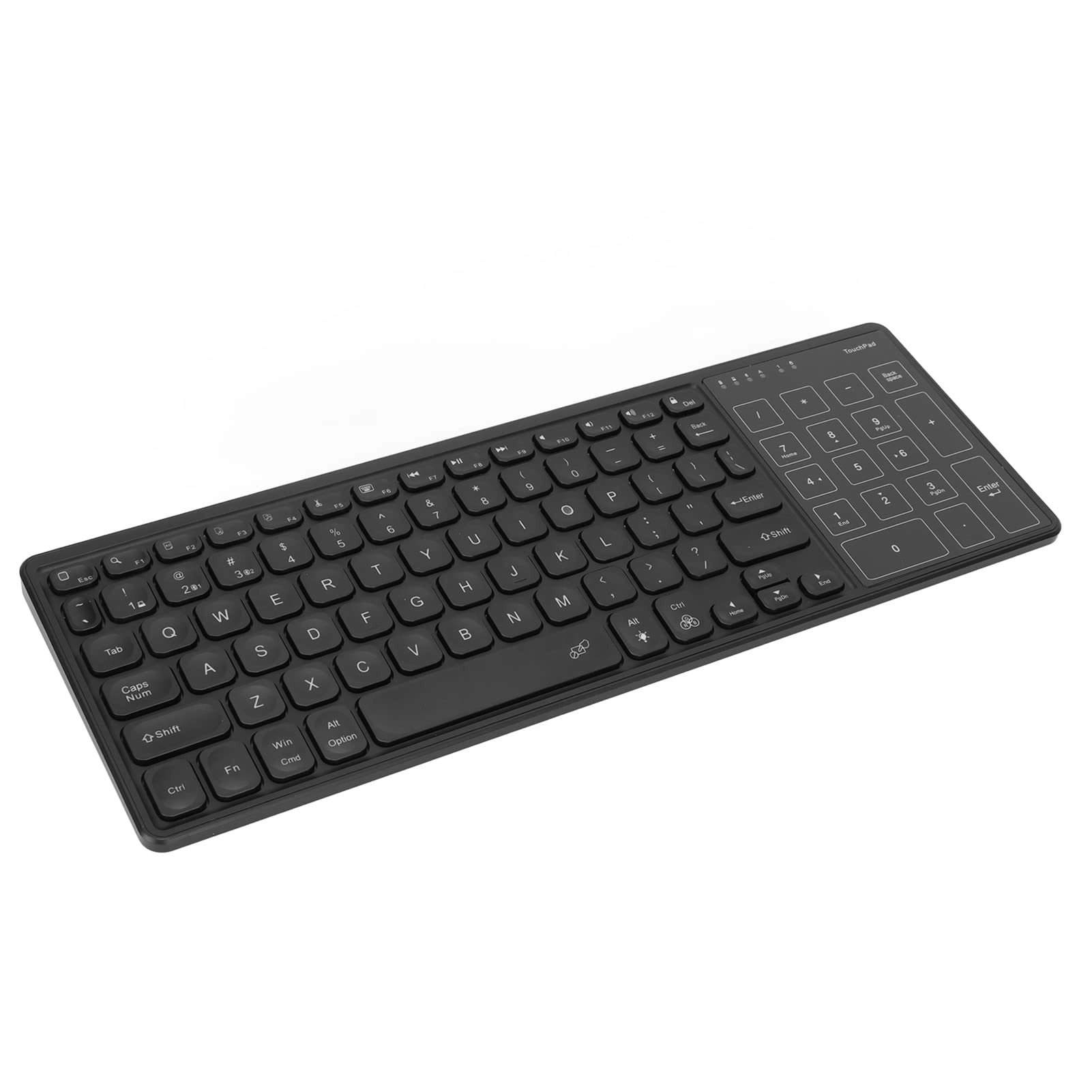 LSHSR Wireless Keyboard - 2.4Ghz Numeric Touchpad RGB Backlit
