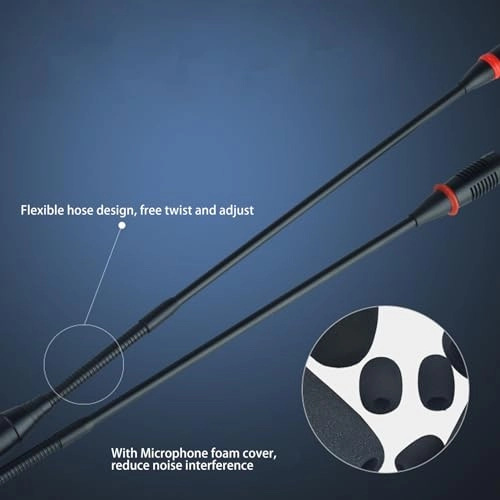 USB Microphone - USB Microphone Omnidirectional Swan Neck Plug & Play