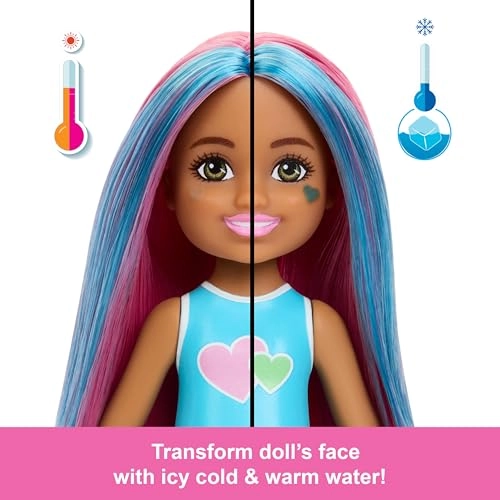 Barbie Pop Reveal Chelsea - 5 Surprises Scented Colour Changing Ages 3+