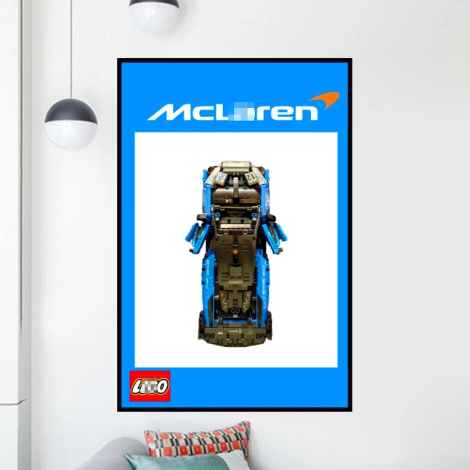 Shengor Figures Display Wall Mount - 50x80x4cm acrylic