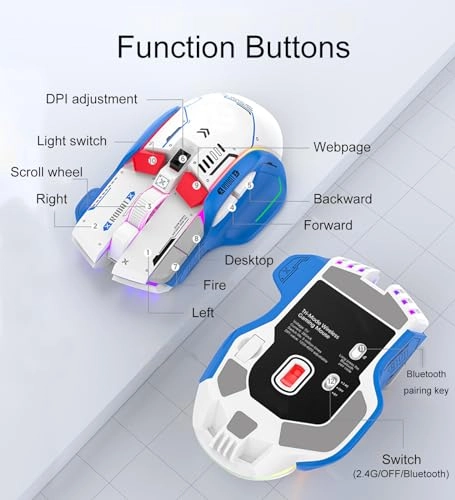 Wireless Gaming Mouse - Bluetooth