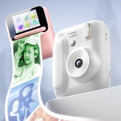 Kids Digital Camera - Instant Thermal Printer 4800W 1080p