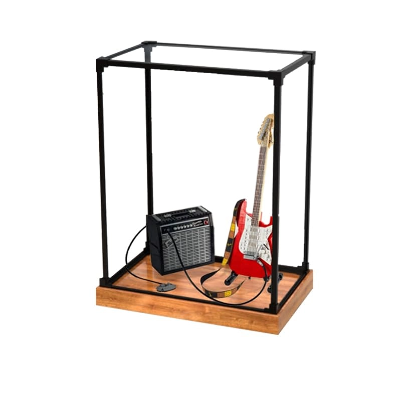 HCAEIOFJ Acrylic Display Case (21329) - Black Bottom 11.81x 7.87 x 15.74in