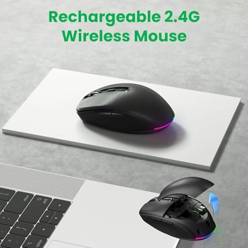 Type C Rechargeable Wireless Mouse - 2.4g USB