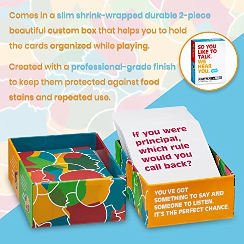 Conversation Card Games - 12 years and up