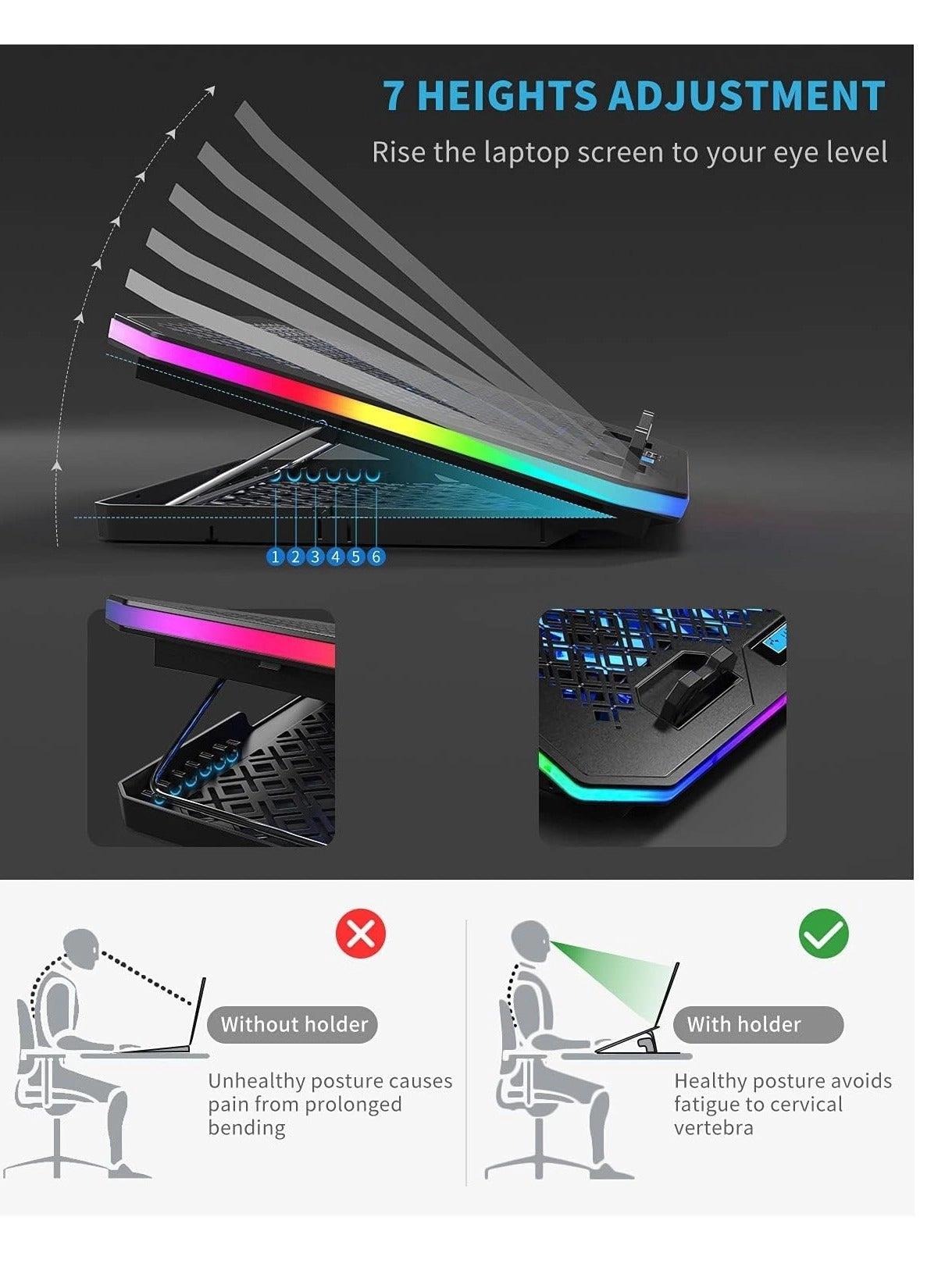 Folding Laptop Cooling Pad