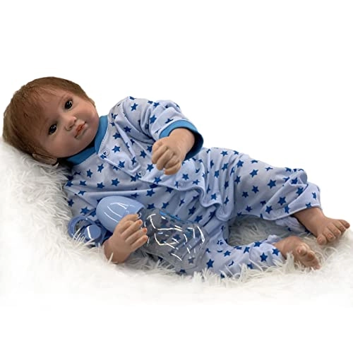 Rebirth Baby Doll - Soft Vinyl Cotton Body Short Hair