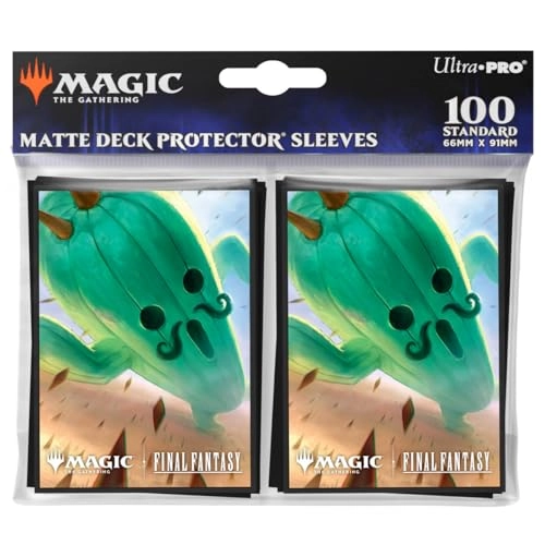 Final Fantasy x Universes Beyond Cactuar Deck Protector Sleeves - 100ct
