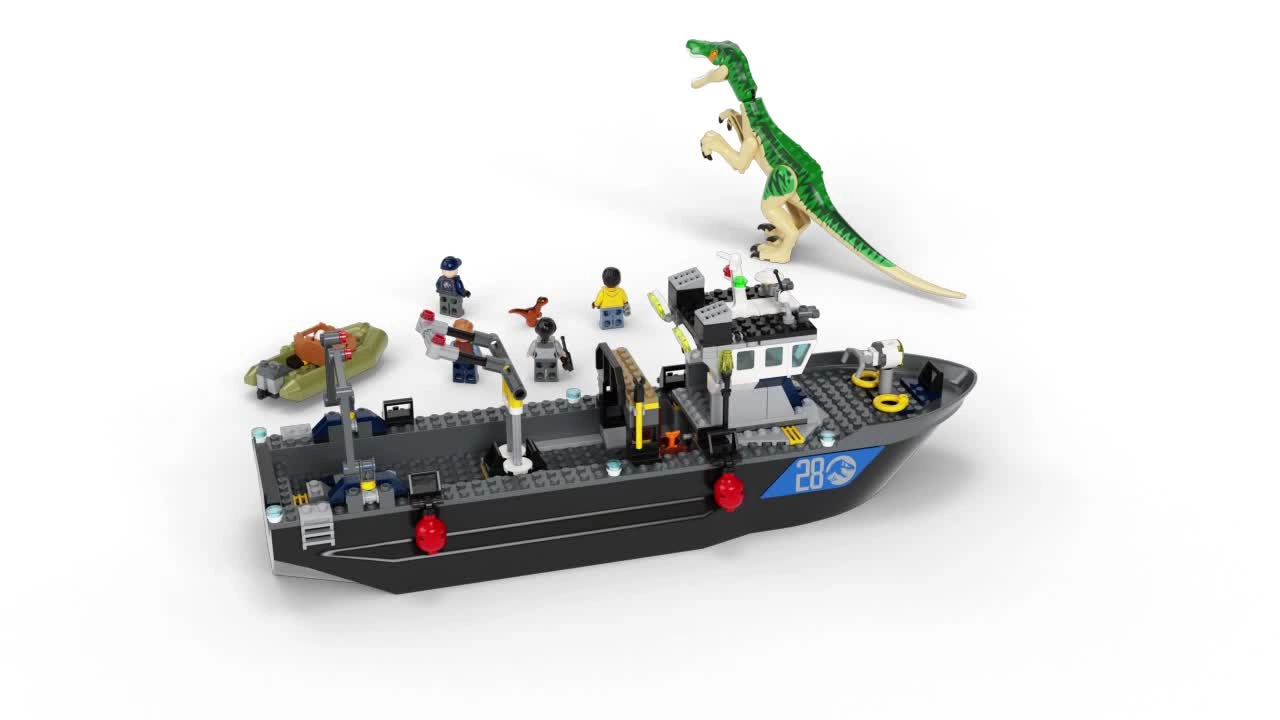 Jurassic World Baryonyx Dinosaur Boat Escape (76942)