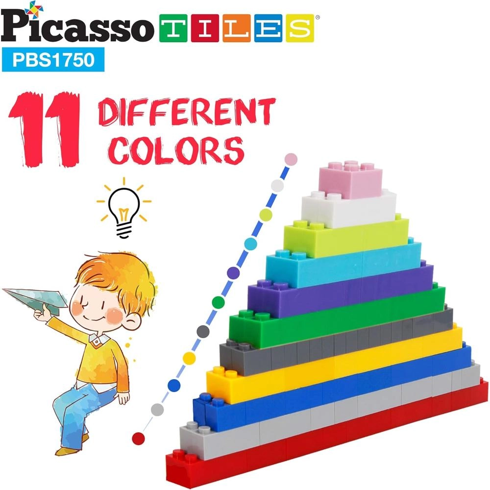Building Block Tiles - 1750pcs
