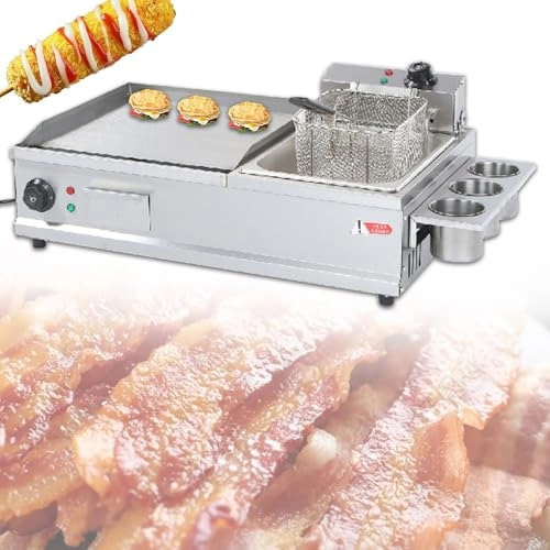 Electric Griddle - 35 x 40cm Deep Fryer