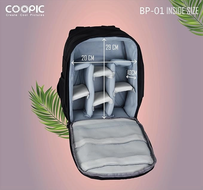 BP-01 - 29*20*10cm Canon Nikon Sony Backpack