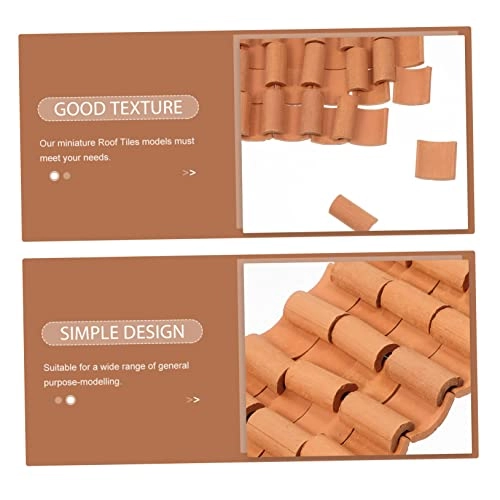 Mini Roof Tiles - Pottery clay