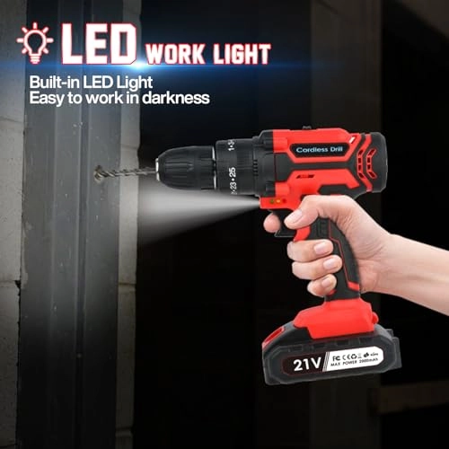 Cordless Drill Driver - 21V 2.0Ah