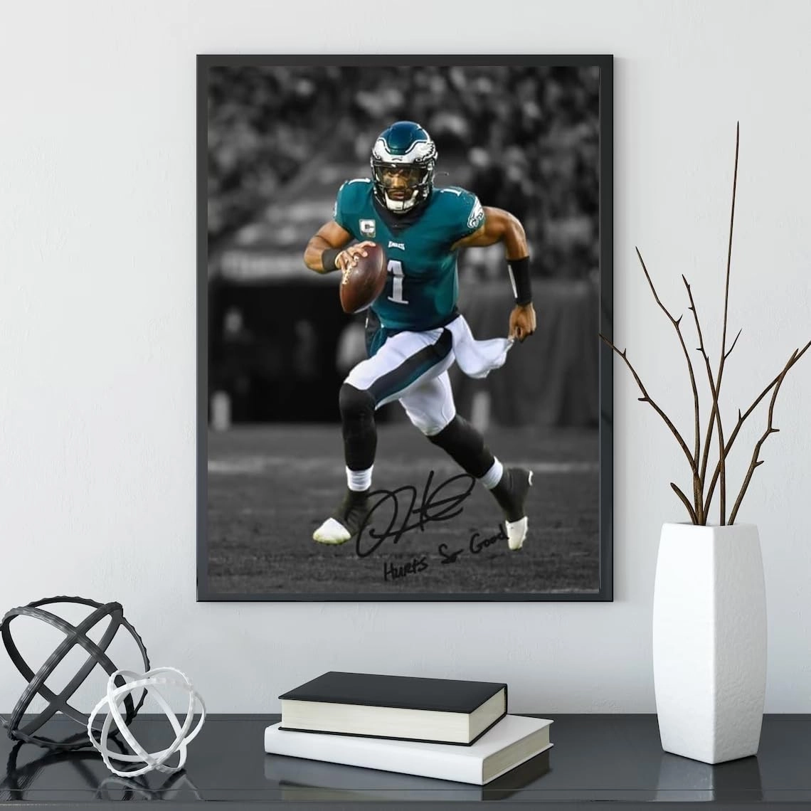 Jalen Hurts Poster - Canvas 16"L x 24"W