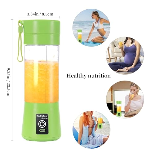 Portable Blender Cup - Electric USB Juicer Mini Six Blades