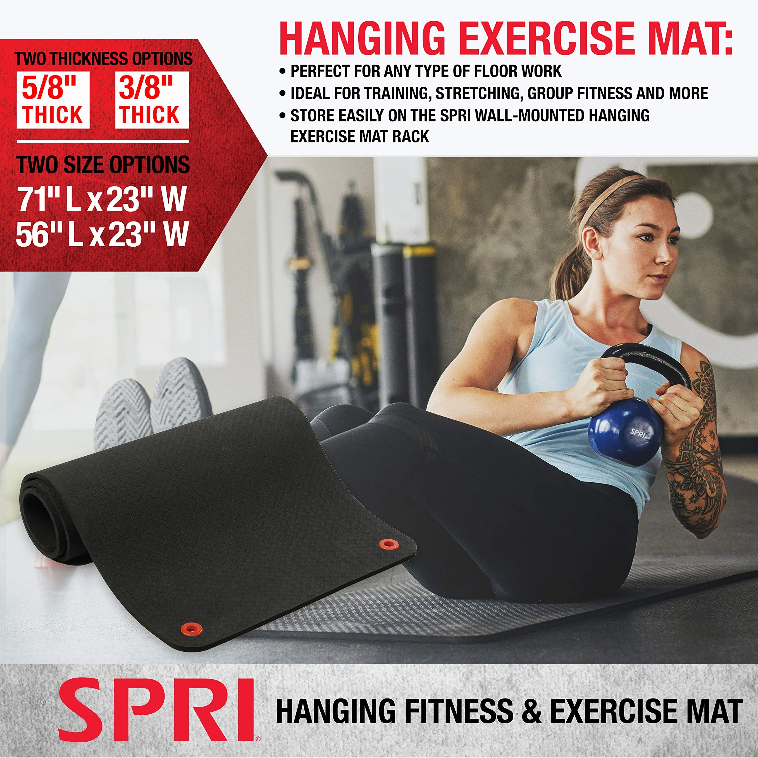 Hanging Exercise Mat - Foam 3/8-Inch or 5/8-Inch