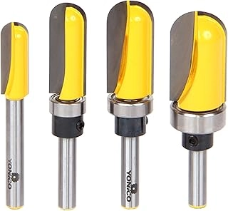 Yonico Router Bits Set - 1/4-Inch 4 Bit