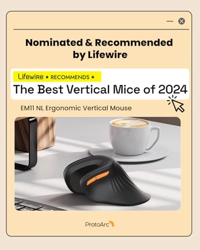 EM11 NL Ergonomic Vertical Mouse - Wireless