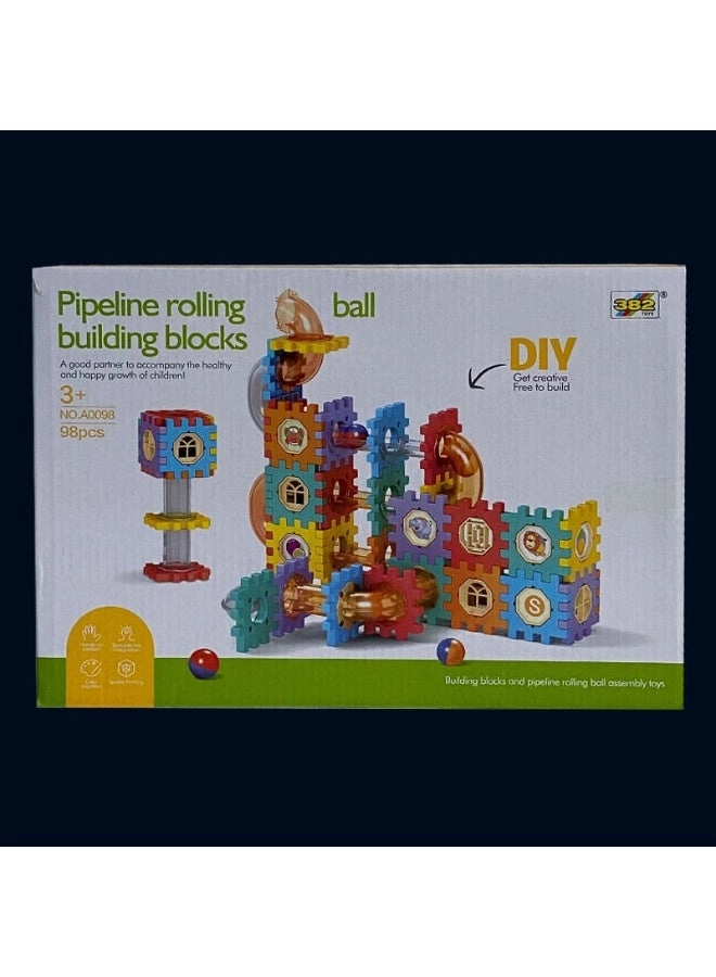 Marble Run Building Blocks - 98pcs