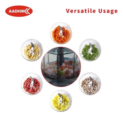 Vegetable Chopper - 900 ml 6 Blades