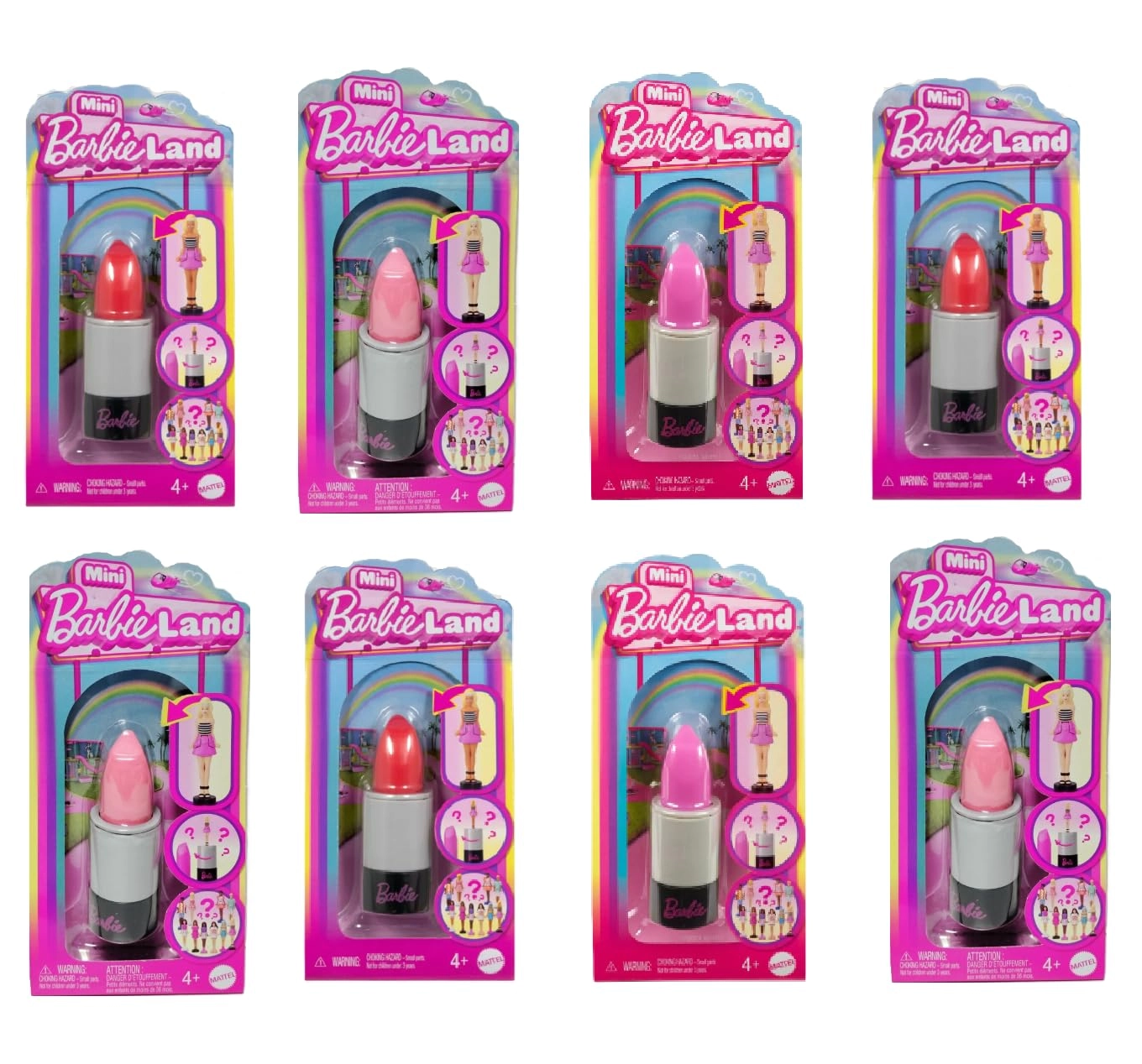 Barbie Mini BarbieLand Fashionistas - 1.5-inch Lipstick Tube Surprise Reveal Pack