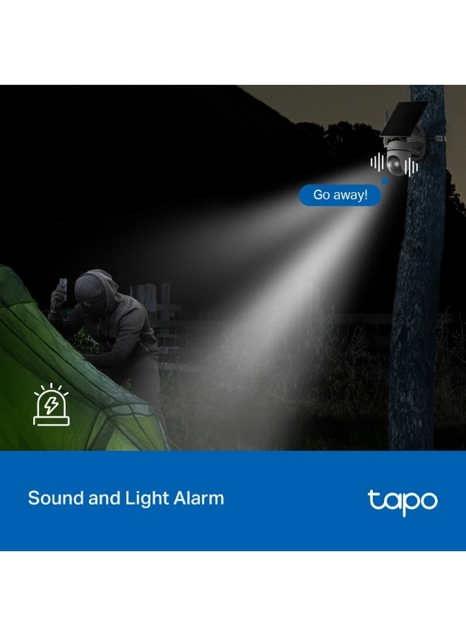 Tapo C615G - Solar-Powered Pan/Tilt 4G LTE Security Camera Kit