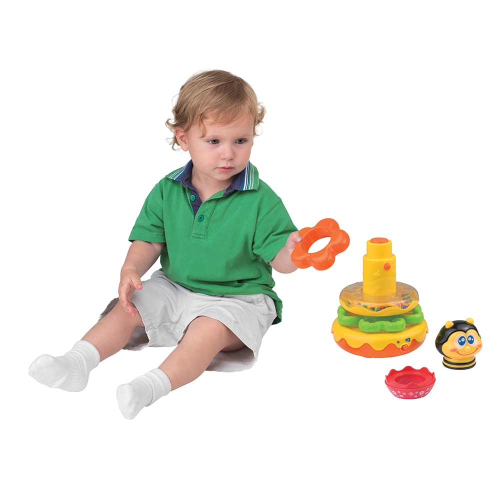 Little Learner Honey Bee Stacking Rings - Suitable for 12 months & above