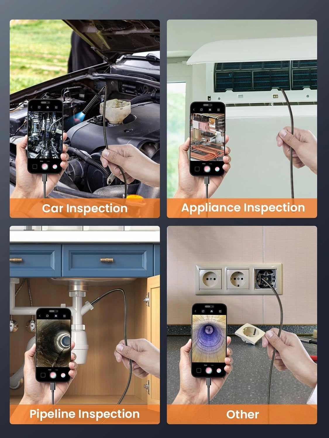 Endoscope Camera - 8 mm 5 m
