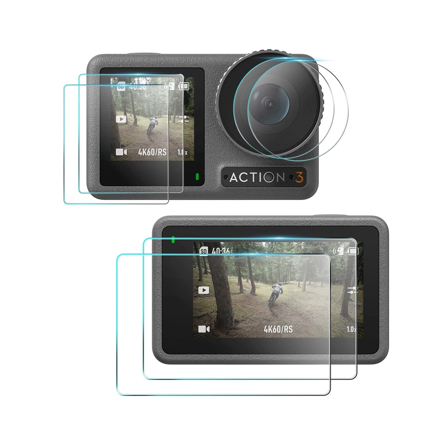 eWINNER Osmo Action 3 Lens Screen Protector - Camera