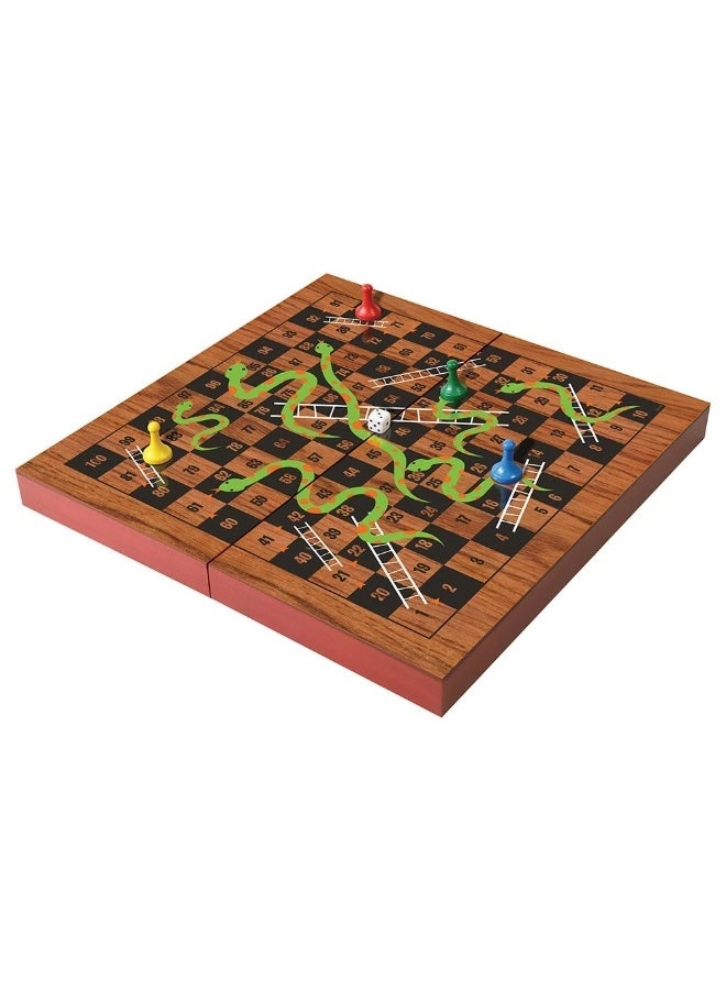 Snakes & Ladders - Folding Wood
