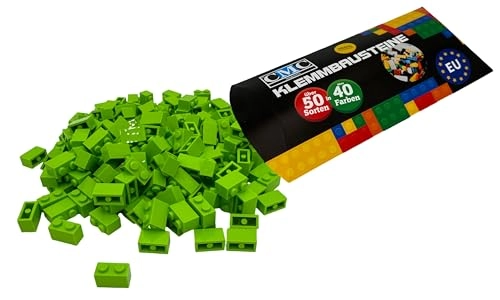 Clamping Blocks 1 x 2 - 200 pcs 180 green