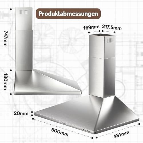 Cooker hood - 350 m³/h 60 cm