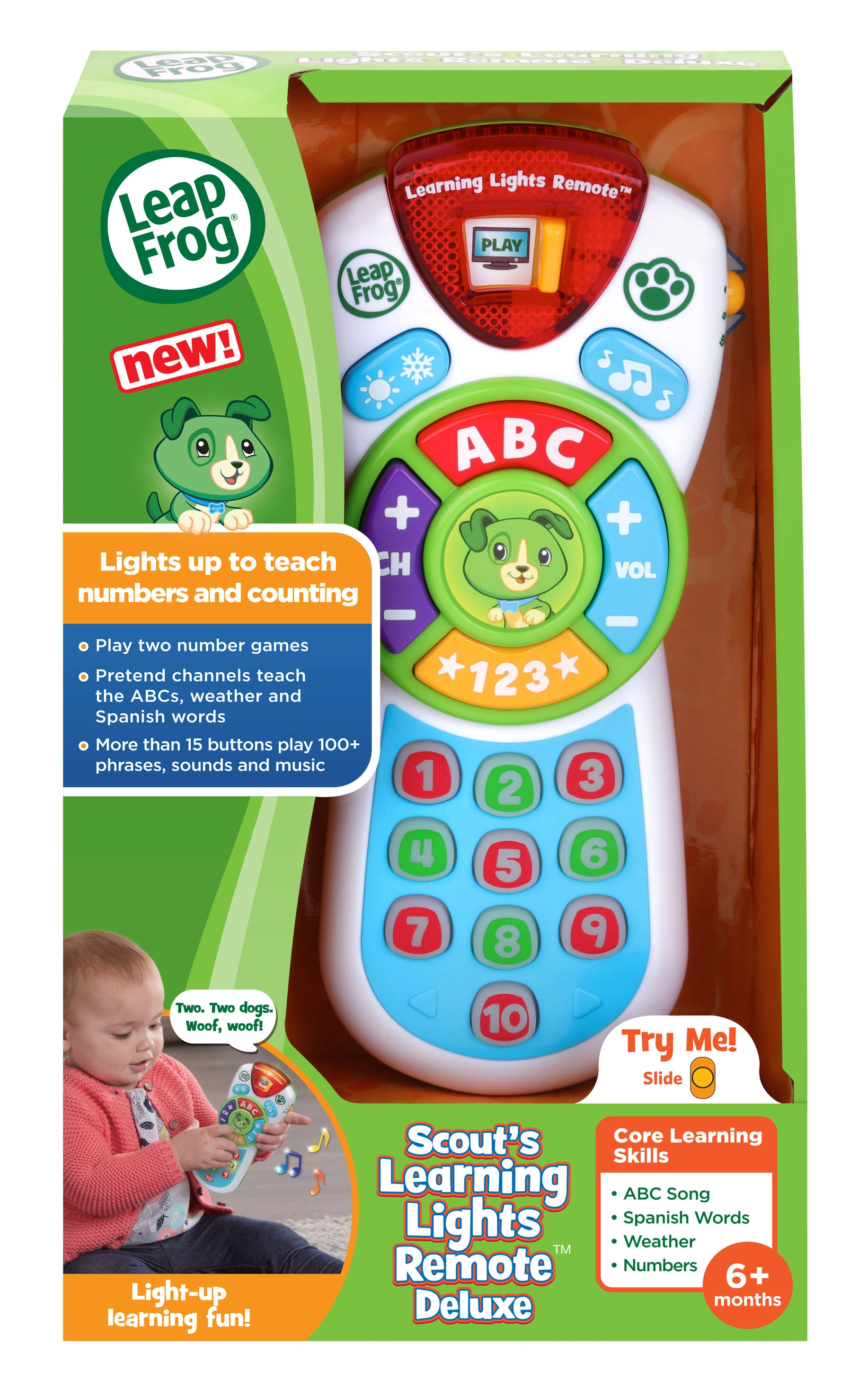 Scout's Learning Lights Remote - Suitable for 6 months to 3 years