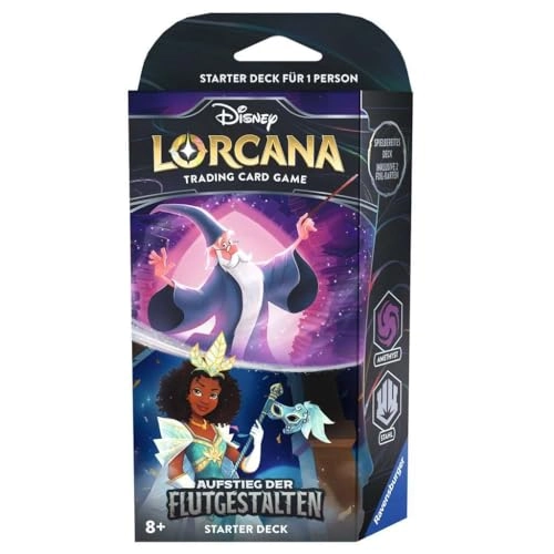Disney Lorcana Rise of the Flood Shapes - Starter Deck Amethyst and Steel - German 60pcs