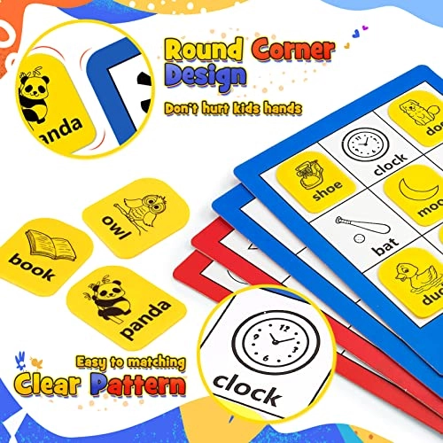 Bingo Game - Preschool Sight Words Educational