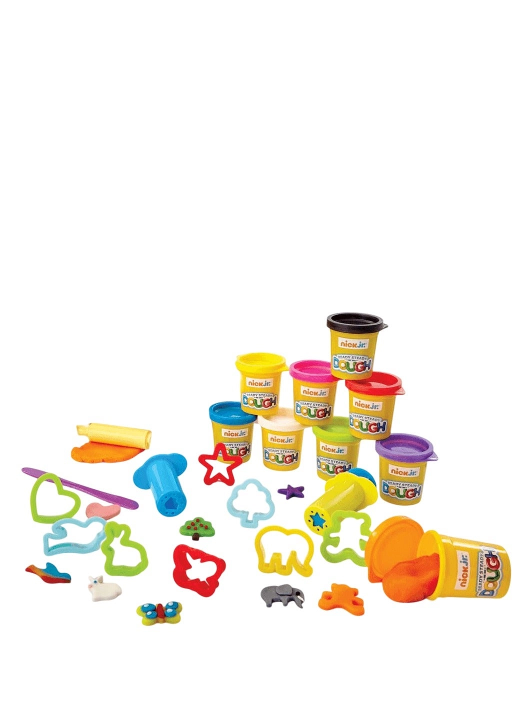 Ready Steady Dough Nick Jr Lots Of Pots - 3+ years 9 pcs