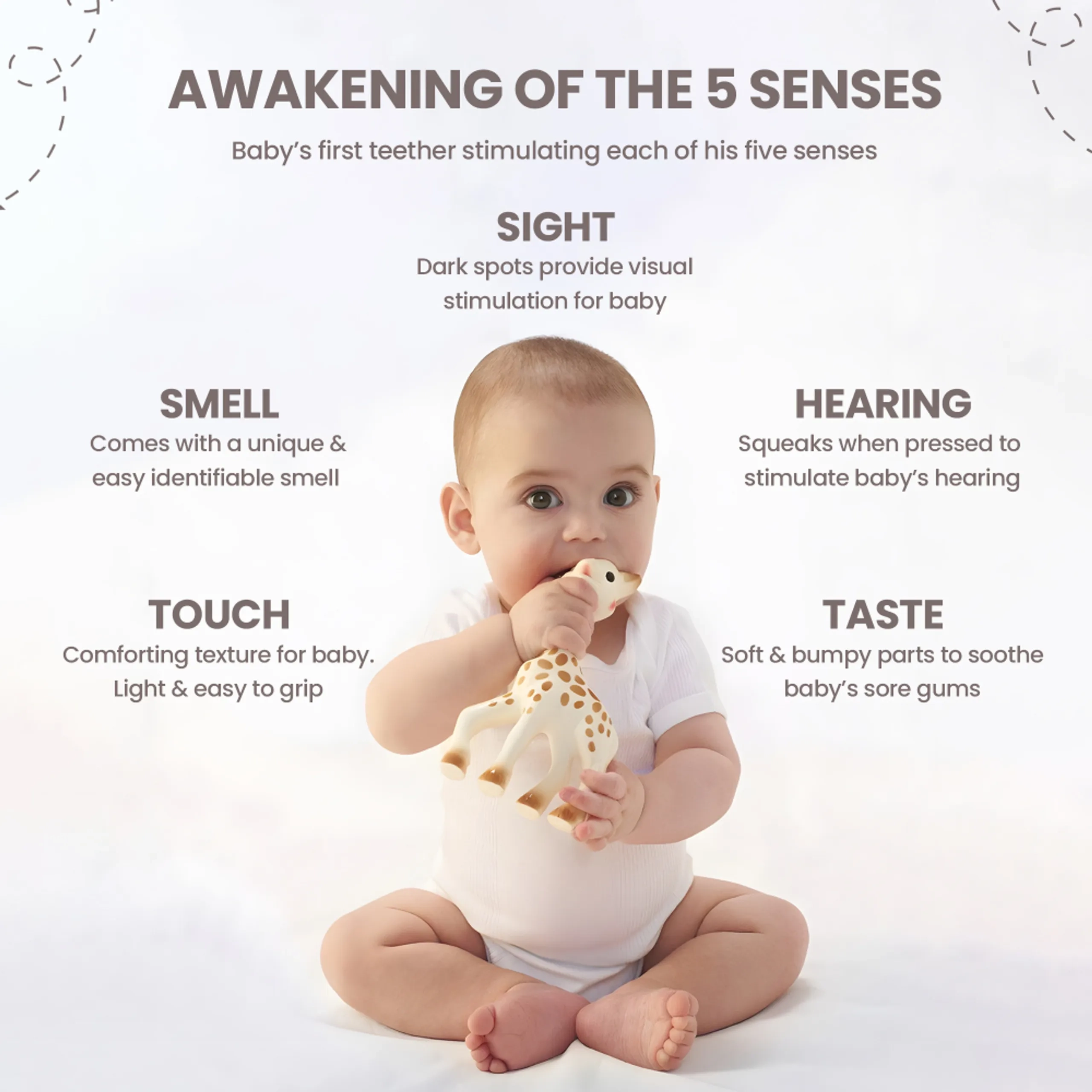 Sophiesticated Classical Composition 1 - Suitable for 0 months to 3 months 100% natural rubber