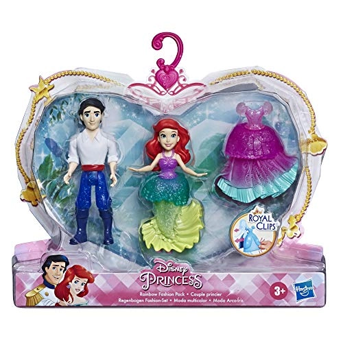 Ariel Collectible Small Doll - 2 Dresses + Prince Eric Collectible Small Doll - Glittering Pants