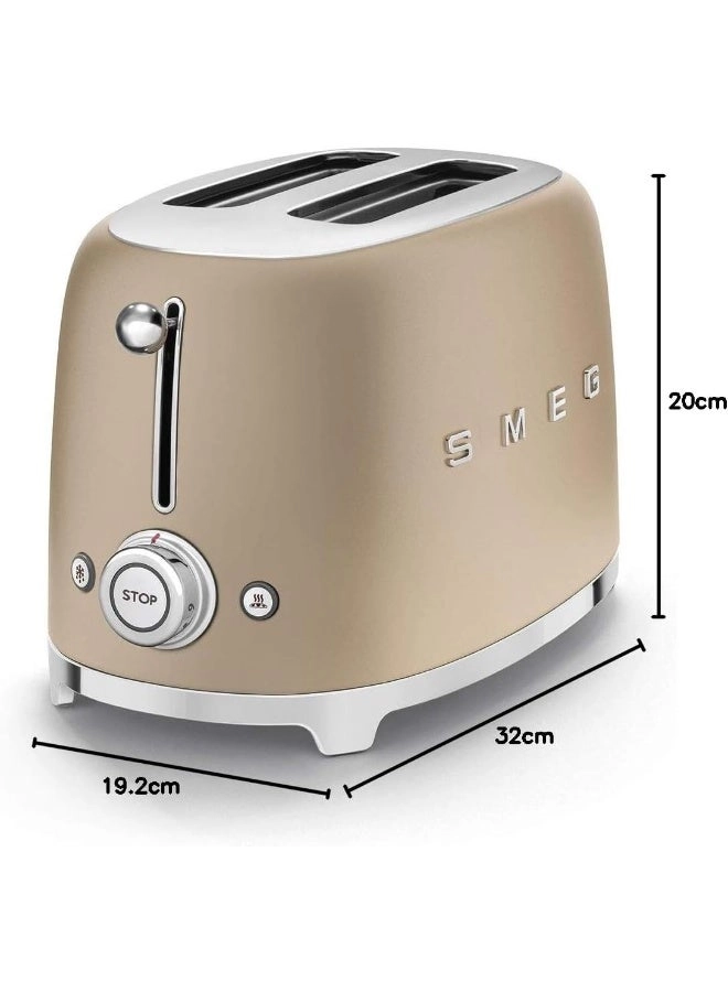 50's Style Retro Toaster - 2 slice(s)