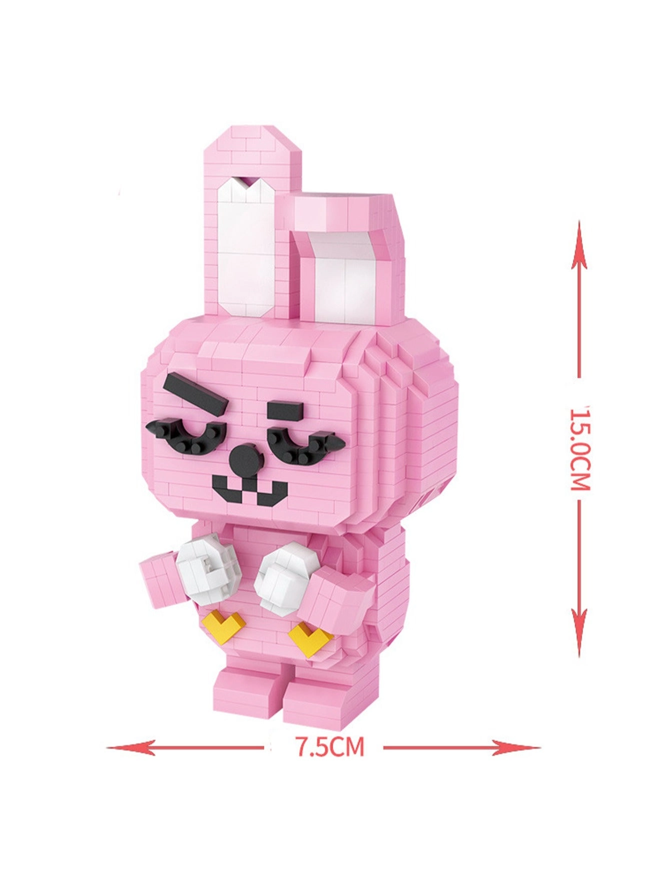 Rabbit Model - Pink Rabbit 880pcs