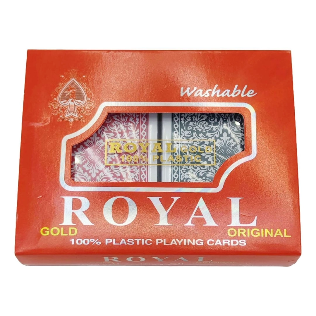 Carrefour Asha's Royal Gold Original Playing Cards - 2 PCS